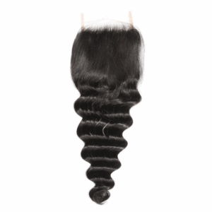 4" x 4" Loose Deep Free Parted Indian Hair Lace Closure 10-20 Inches